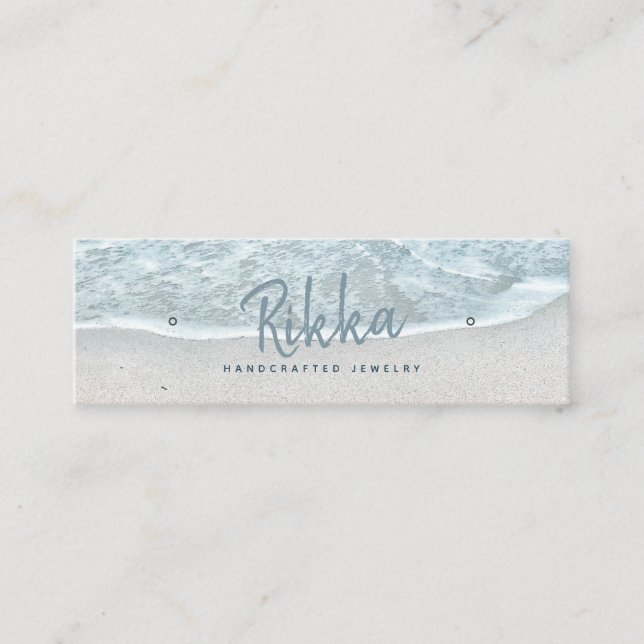 Turquioise Ocean Stud Earring Display Card (Front)