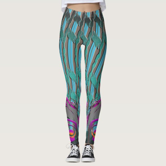 turquois thunder leggings