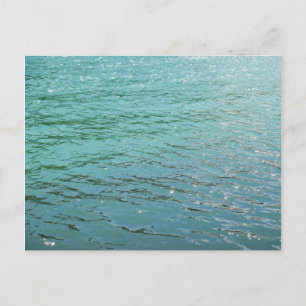 Turquois water postcard