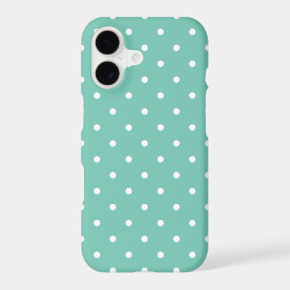 Turquoise 50s Polka Dot iPhone 7 Plus Case