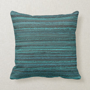 Turquoise Abstract Pillow