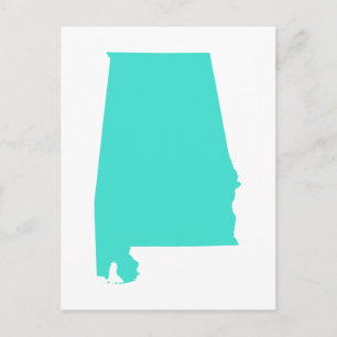 Turquoise Alabama Postcard