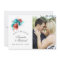 Turquoise and Coral Tropical Wedding Save the Date