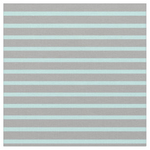Turquoise and Dark Grey Coloured Stripes Fabric