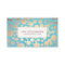 Turquoise and Gold Modern Pattern Beauty Salon