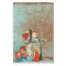 Turquoise and Rust Queen of Hearts Decoupage