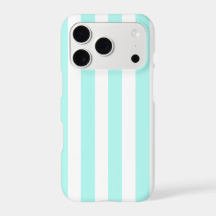 Turquoise and white candy stripes