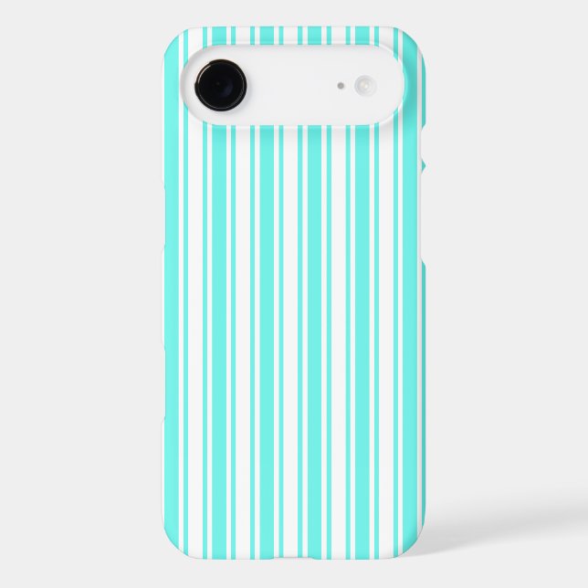Turquoise and white candy stripes (Back)