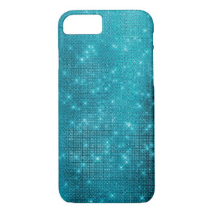 Turquoise - Aqua Blue Shimmer and Sparkle Pattern Case-Mate iPhone Case
