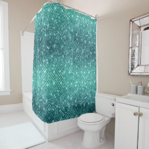 Turquoise Aqua Green Sparkle