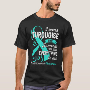 Turquoise Awareness Ribbon for Dysautonomia Patien T-Shirt