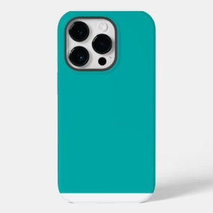 Turquoise Background to if you wish iPhone 14 Pro Case