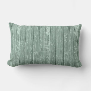 TURQUOISE BARNWOOD LUMBAR PILLOW
