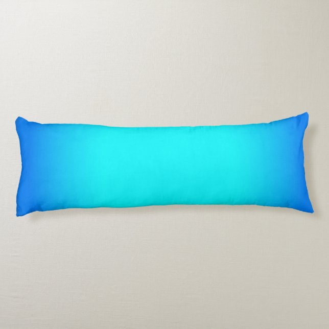 Turquoise Blue Body Pillow (Back)