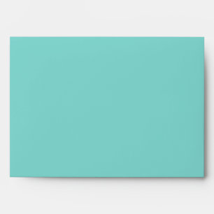 TURQUOISE BLUE CUSTOM CUSTOMIZABLE  ENVELOPE
