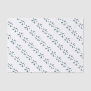 Turquoise Blue Dragonfly Patterned Tissue Paper