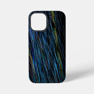 Turquoise Blue Light Painting 1 iPhone 12 Mini Case
