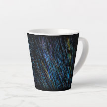 Turquoise Blue Light Painting 1
