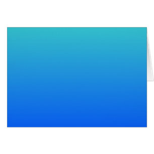 Turquoise Blue Ombre