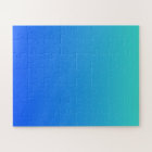 Turquoise Blue Ombre