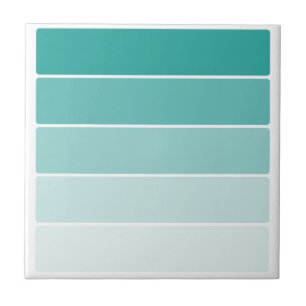 Turquoise Blue Paint Chip Tile