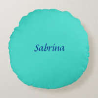 Turquoise Blue Professional Modern Elegant Name