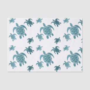 Turquoise Blue Sea Turtle Marine Tissue Paper
