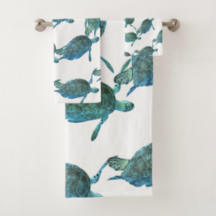 Turquoise Blue Sea Turtles Ocean Elegant Beach