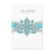 Turquoise Blue Silver Quinceanera RSVP