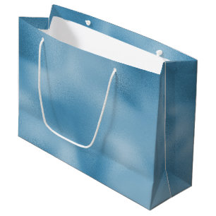 Turquoise Blue Wedding   Large Gift Bag