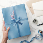 Turquoise Blue Wedding   Wrapping Paper<br><div class="desc">Turquoise Blue wedding with bride and groom</div>