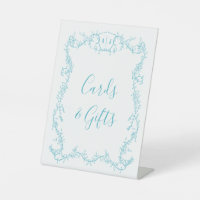 Turquoise Botanical Wedding Cards and Gifts