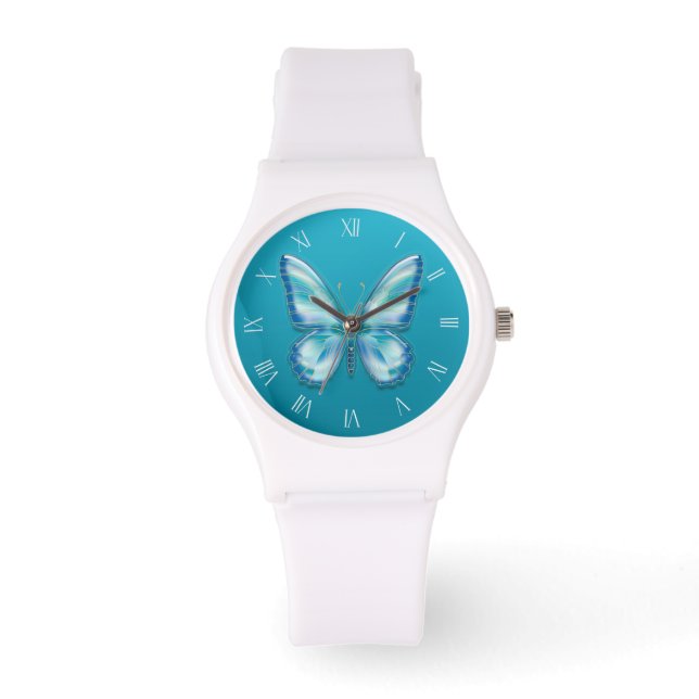 Turquoise Butterfly Watch (Front)