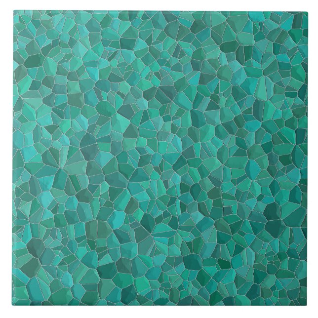 Turquoise Ceramic Tile (Front)