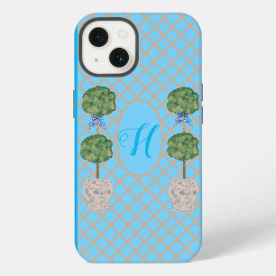 Turquoise Chinoiserie Ginger Jar Jars Topiary iPhone 13 Case