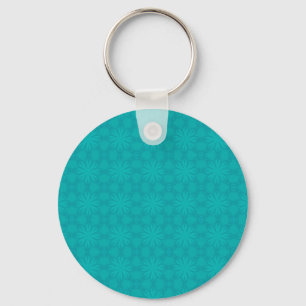 Turquoise Christmas Snow Keychain