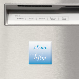 Turquoise Clean or Dirty Dishwasher Magnet