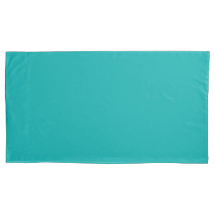 Turquoise colour Easily Customize This Pillowcase