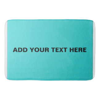 Turquoise Colour Large Bath Mat