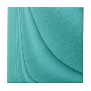 Turquoise Contour Tile