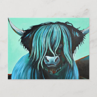 Turquoise Coo, How do you do? Postcard