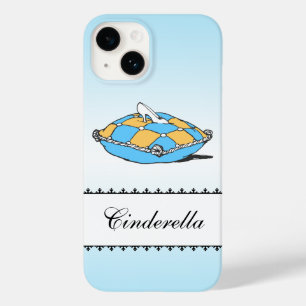 Turquoise Coussin coque iphone Cinderella personna