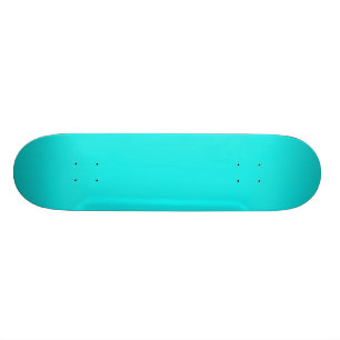 Turquoise Customizable Skateboard