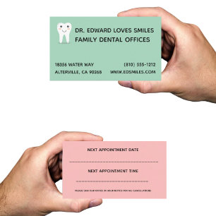 Turquoise Dentist Carte de visite - Cartes Dentist