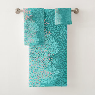 Turquoise des fans de mer