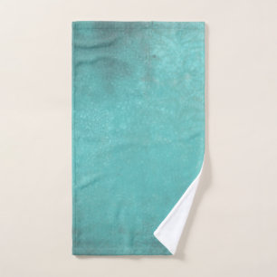 Turquoise d'impression Vintage rustique Serviett