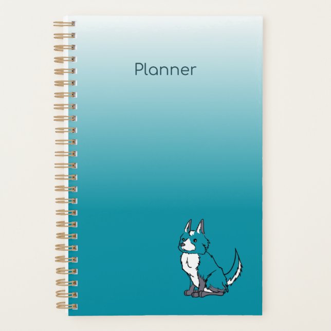 Turquoise Dog Agenda (Front)