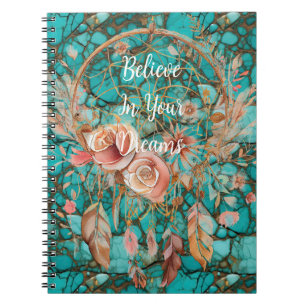 Turquoise Dream Catcher Notebook