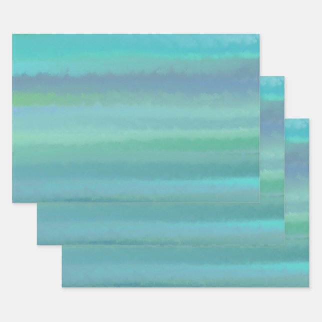 Turquoise Est Mon Papier Cadeau Couleur Favori (Lot)
