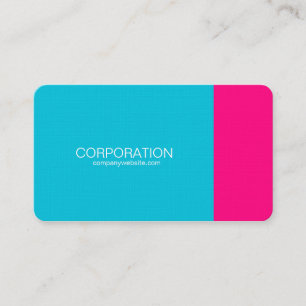 Turquoise et carte de visite chic de rose